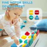 Jucarie senzoriala bebelusi Animalute Pop up Joc motricitate