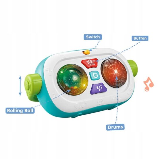 Jucarii interactive Radio copii cu efecte luminoase si sonore