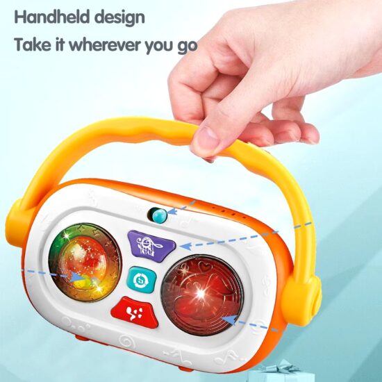 Jucarii interactive Radio copii cu efecte luminoase si sonore