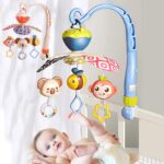 Jucarii muzicale Carusel mobil cu Zornaitori bebe Animalute