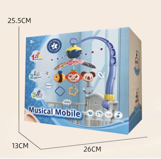 Jucarii muzicale Carusel mobil cu Zornaitori bebe Animalute