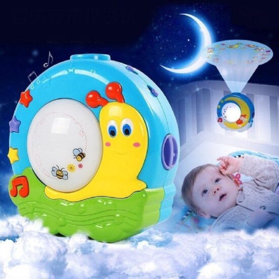 Lampa de veghe Proiector muzical luminos pentru bebe Goodnight