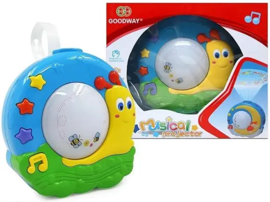 Lampa de veghe Proiector muzical luminos pentru bebe Goodnight