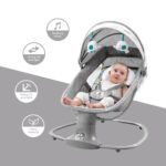 Leagan bebe 3in1 Balansoar electric Scaun muzical cu telecomanda