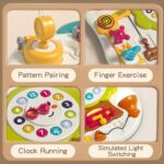 Panou Busy Board bebe Jucarie senzoriala interactiva educativa