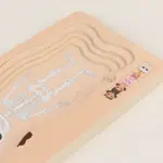 Puzzle din lemn in straturi Meseriile Anatomia corpului uman