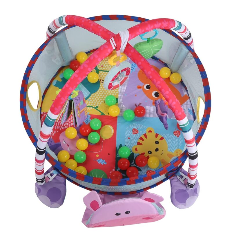 Saltea joaca cu activitati bebe Hipopotam centru de joaca 3in1