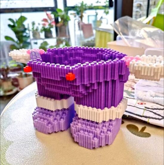 Set 4115 piese Kuromi creative constructii Asamblare forme STEM