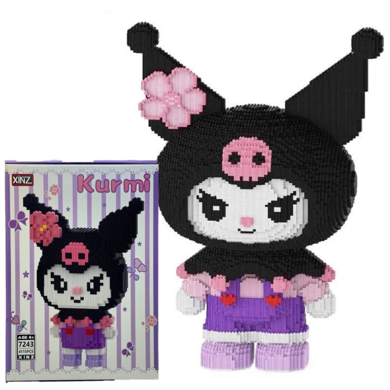 Set 4115 piese Kuromi creative constructii Asamblare forme STEM