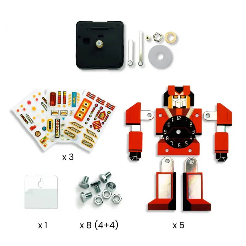Joc Educativ copii Creaza Ceasul Robot Djeco