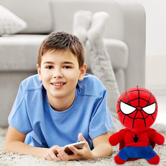Jucarie plus Mascota Spiderman cu hanorac SuperErou