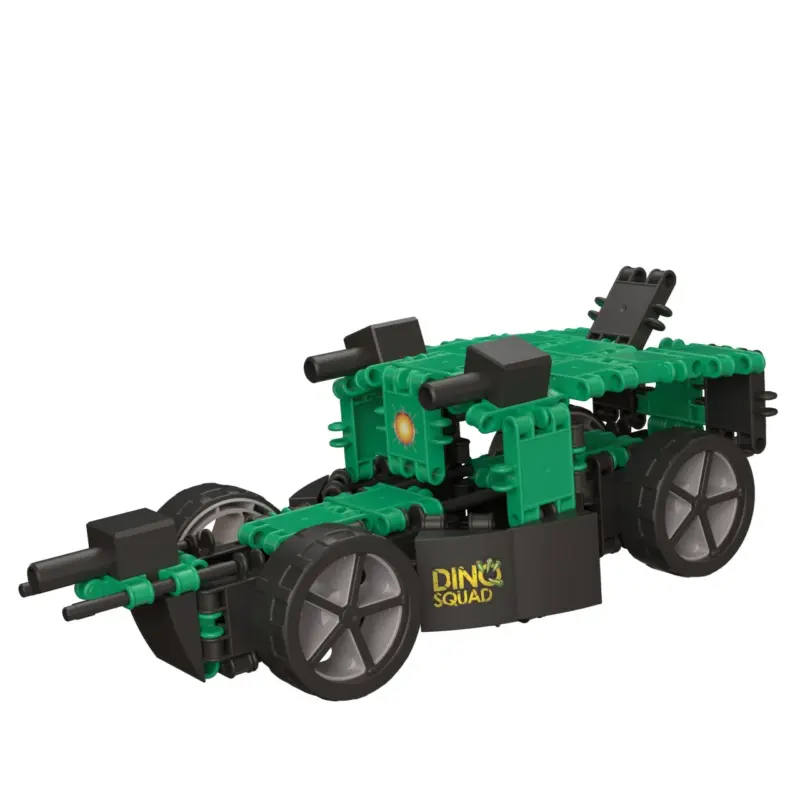Set 141 piese de construit STEM creative Lumea dinozaurilor Clicstoys