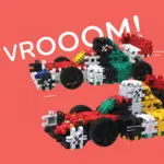 Set 250 piese de construit STEM creative Nano Clics Clicformers