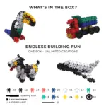 Set 250 piese de construit STEM creative Nano Clics Clicformers