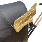 Carucior copii Sport Negru Portabil Pliabil si Reglabil pentru dormit