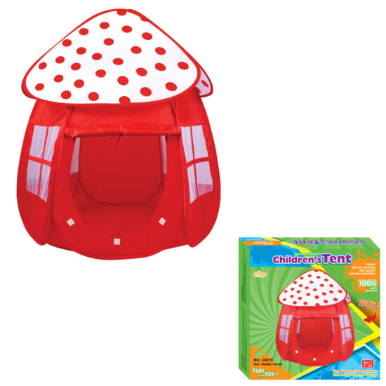 Cort de joaca copii Ciupercuta rosie Loc pentru depozitare
