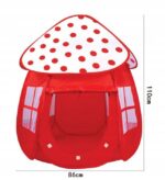 Cort de joaca copii Ciupercuta rosie Loc pentru depozitare