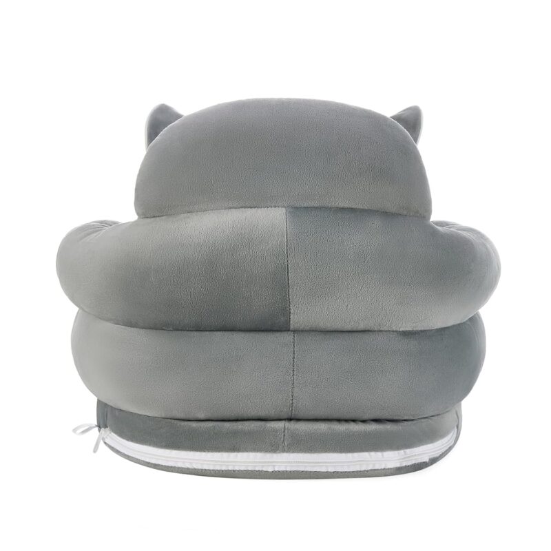 Fotoliu plus Elefantul Gri Scaun cu spatar si orificii pentru picioare