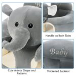 Fotoliu plus Elefantul Gri Scaun cu spatar si orificii pentru picioare