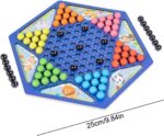 Joc strategic de Logica magnetic Tabla de Sah cu bile colorate