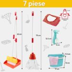 Jucarie Set de curatenie pentru copii cu 7 piese Set menaj
