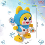 Jucarie interactiva Catelul Bleu dansator luminos Reda Cantece