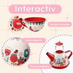 Jucarii copii Set Ceai la cutie cu accesorii pentru bucatarie