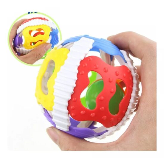 Minge Muzicala senzoriala Jucarie bebe Zornaitoare cu bila