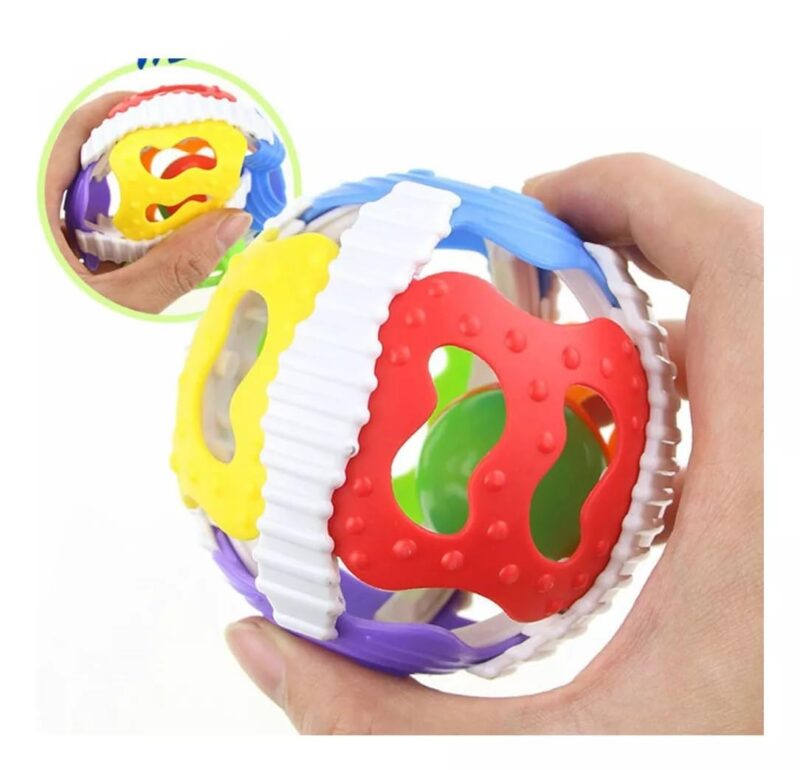 Minge Muzicala senzoriala Jucarie bebe Zornaitoare cu bila