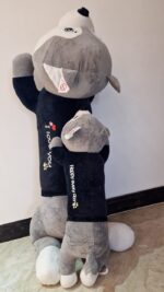 Perna lunga plus Jucarie Catelul Husky moale si pufos 70-130cm