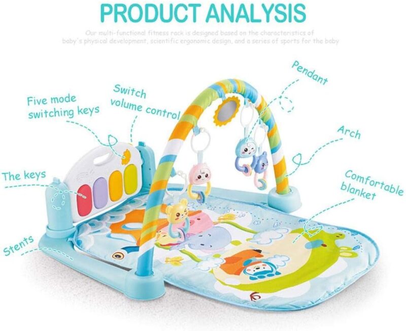 Saltea de joaca Elefant cu pian Arcada cu accesorii Centru activitati