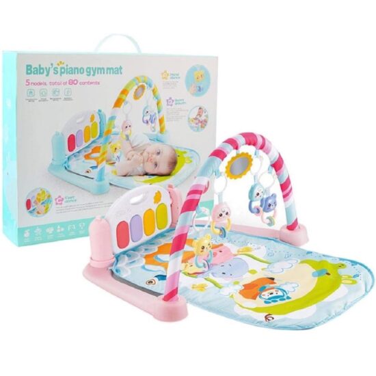 Saltea de joaca Elefant cu pian Arcada cu accesorii Centru activitati Saltea de joaca Elefant cu pian Arcada cu accesorii Centru activitati