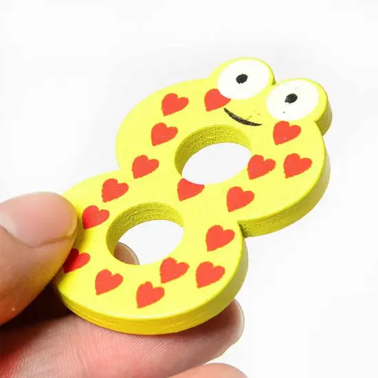 Set Cifre si Semnele operatiilor matematice din lemn magnetice