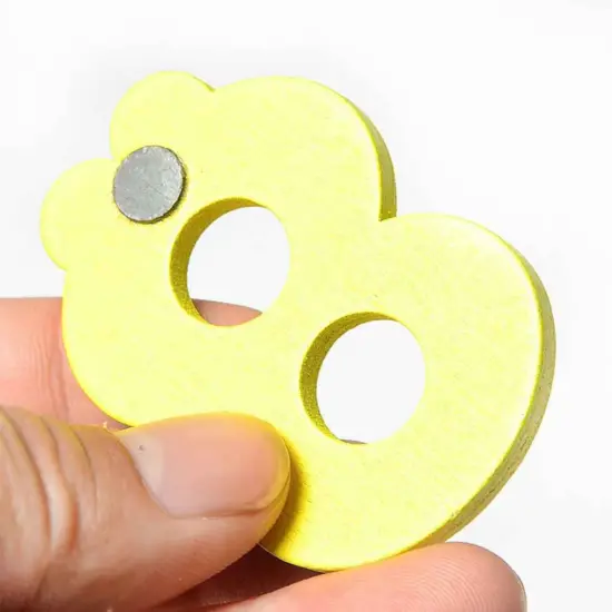 Set Cifre si Semnele operatiilor matematice din lemn magnetice