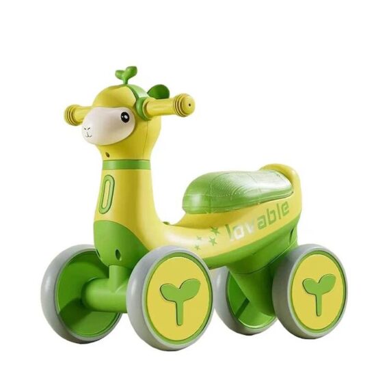 Bicicleta de echilibru Girafa Cu Muzica si Lumini pentru copii