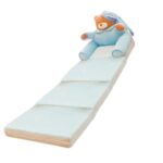 Fotoliu extensibil copii Ursuletul Teddy Bleu din plus 150 cm 4 placi