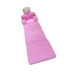 Fotoliu extensibil copii Ursuletul Teddy Roz din plus 150 cm 4 placi