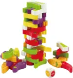 Joc Jenga cu legume Jucarii constructii creative Turn din lemn