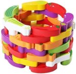 Joc Jenga cu legume Jucarii constructii creative Turn din lemn