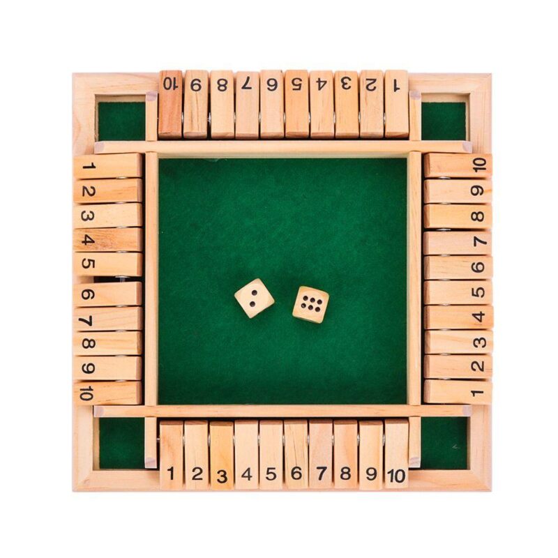 Joc traditional matematic Natur copii Tabla de masa cu zaruri