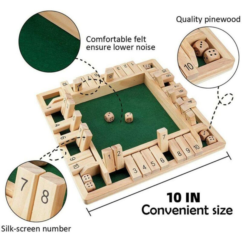 Joc traditional matematic Natur copii Tabla de masa cu zaruri