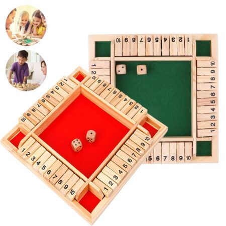 Joc traditional matematic Natur copii Tabla de masa cu zaruri