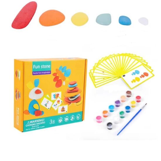 Pietre Rainbow Pictura Creatie Jucarii stivuire educative echilibru