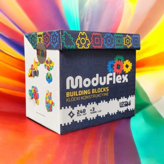 Set 240 piese constructie Stem Set creativ cu diferite forme Leszko