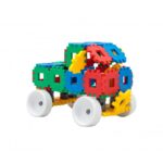 Set 240 piese constructie Stem Set creativ cu diferite forme Leszko