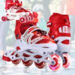 Set-Role-reglabile-Rosu-Pozitionarea-rotilor-liniar-Ajustabile-copii