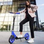 Trotineta cu frana de mana Scooter pentru copii si adulti Pliabila
