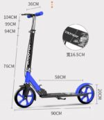 Trotineta cu frana de mana Scooter pentru copii si adulti Pliabila