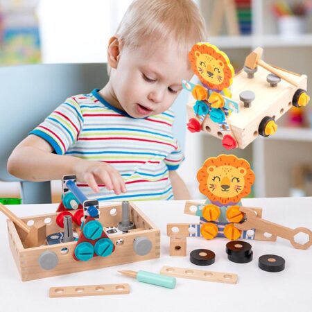 Banc de lucru Animalute Asambleaza masina cu scule Ciocanel