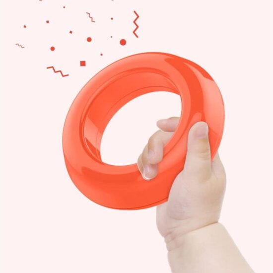 Jucarie Piramida Roly-Poly Dinozaur Stivuire inele Cercuri